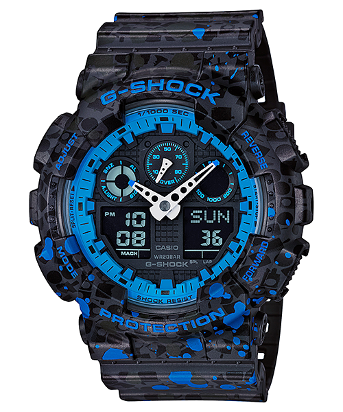 G-SHOCK นาฬิกาคาสิโอ พร้อมส่ง นาฬิกาข้อมือ นาฬิกาของแท้ ประกันศูนย์ CMG 1 ปี รุ่น GA-100ST-2A