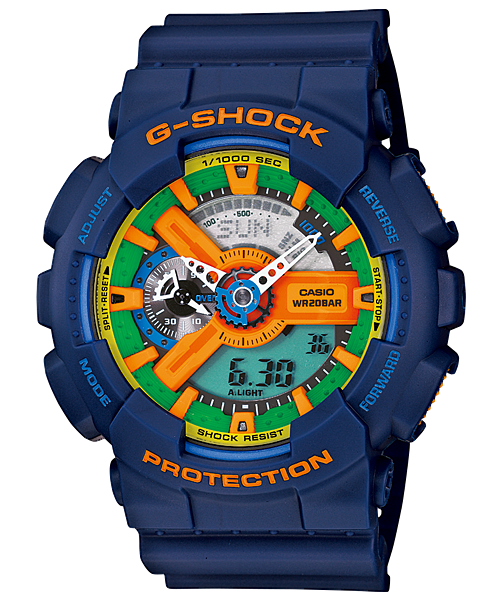 G-SHOCK นาฬิกาคาสิโอ พร้อมส่ง นาฬิกาข้อมือ นาฬิกาของแท้ ประกันศูนย์ CMG 1 ปี รุ่น GA-110FC-2A