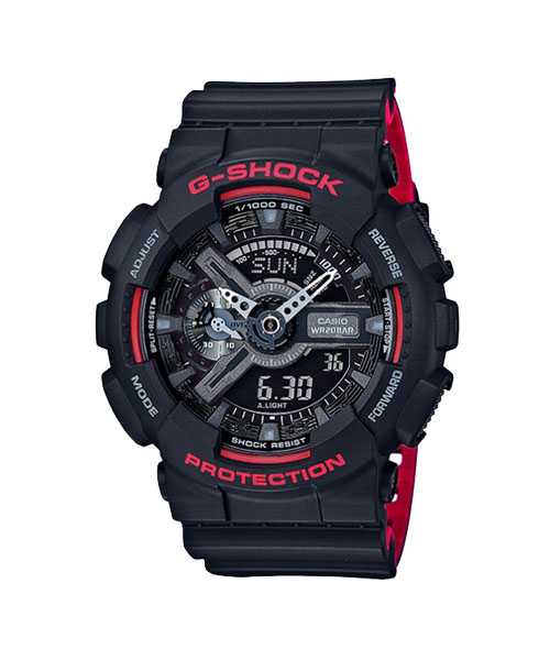G-SHOCK นาฬิกาคาสิโอ พร้อมส่ง นาฬิกาข้อมือ นาฬิกาของแท้ ประกันศูนย์ CMG 1 ปี รุ่น GA-110HR-1A