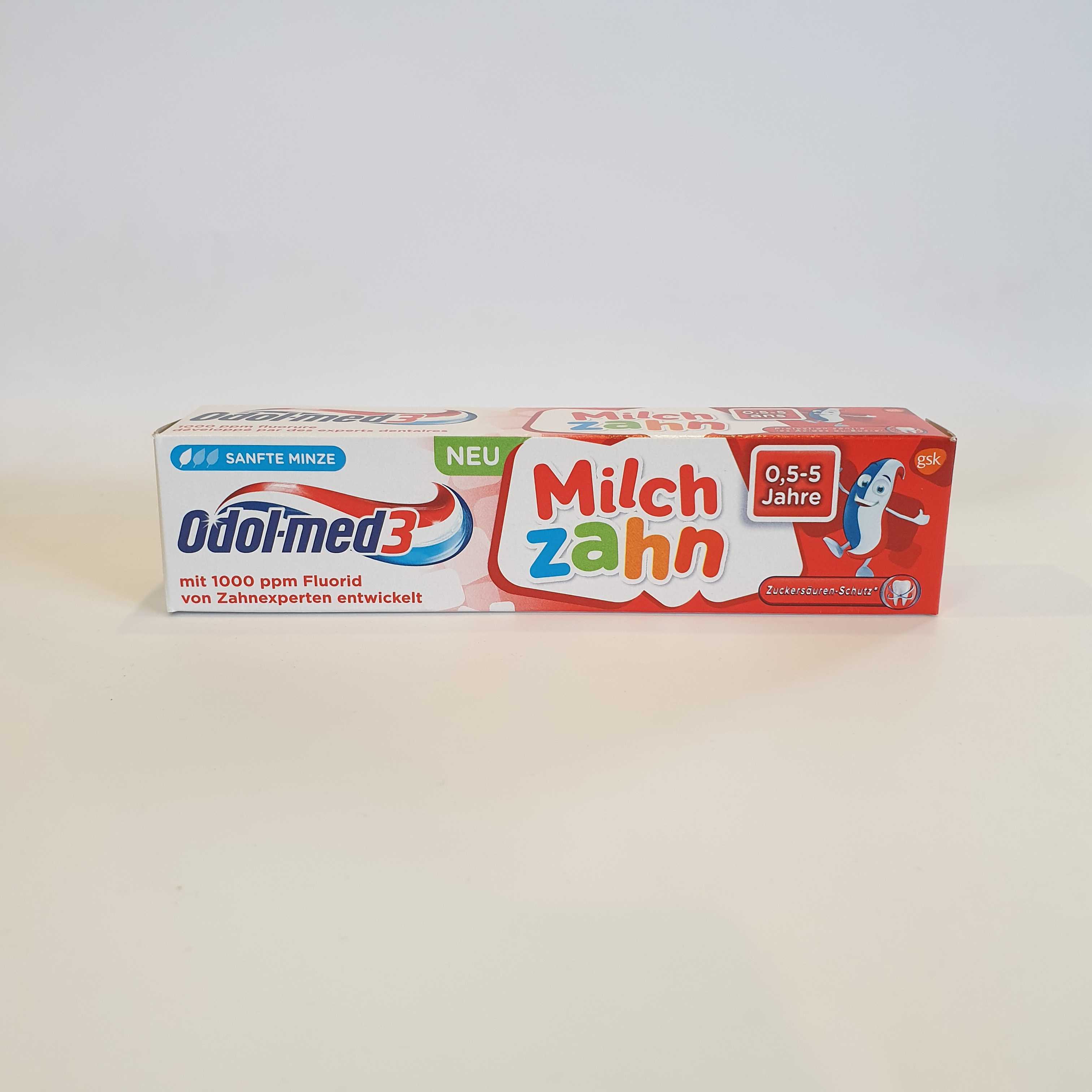 ยาสีฟันเด็ก โอดอลเมดสาม odol-med3 , 50 ml , นำเข้าเยอรมัน