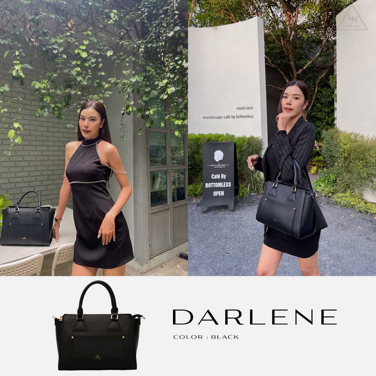 LanLana Darlene LN46 Black---ดำ