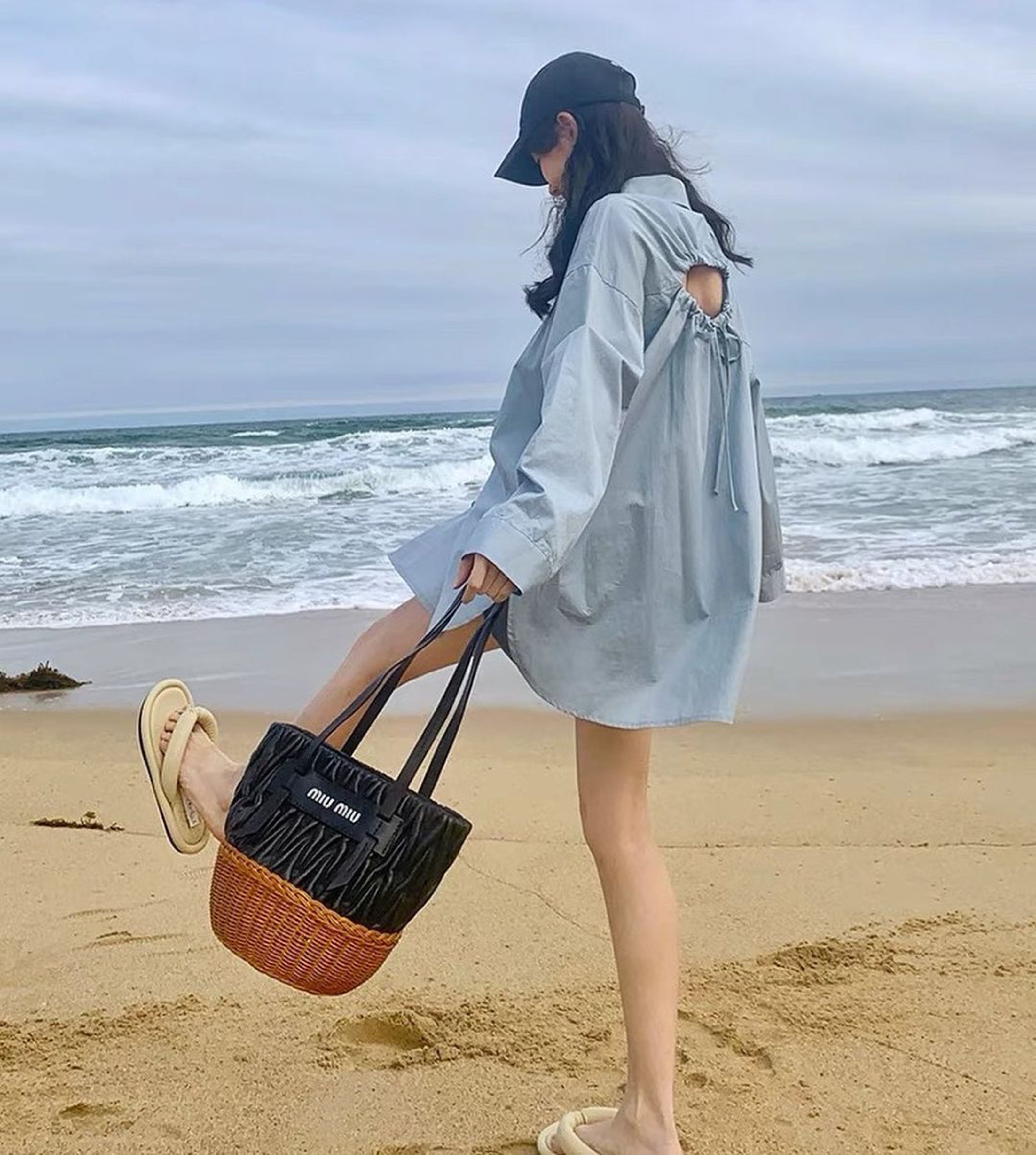 Ruker back drawstring shirt [pre order]