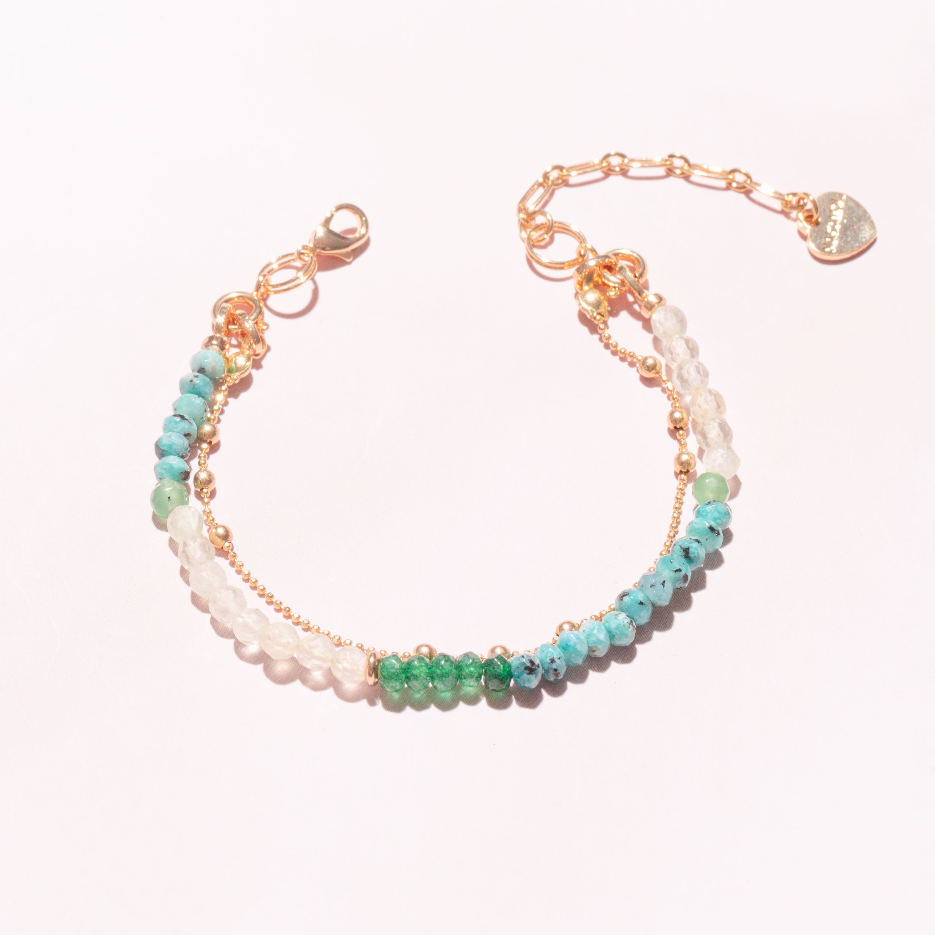 MIX AMAZONITE-LUCKY CHARM Bracelet [SPECIAL EDITION] 