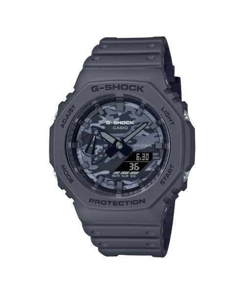 G-SHOCK นาฬิกาคาสิโอ พร้อมส่ง นาฬิกาข้อมือ นาฬิกาของแท้ ประกันศูนย์ CMG 1 ปี รุ่น GA-2100CA-8A