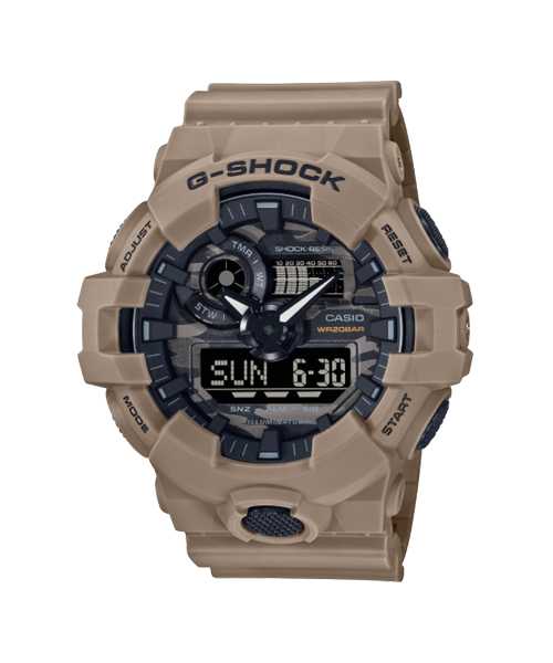 G-SHOCK นาฬิกาคาสิโอ พร้อมส่ง นาฬิกาข้อมือ นาฬิกาของแท้ ประกันศูนย์ CMG 1 ปี รุ่น GA-700CA-5A