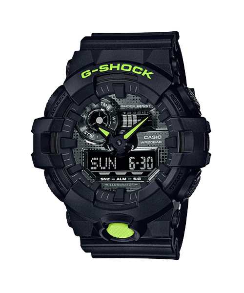 G-SHOCK นาฬิกาคาสิโอ พร้อมส่ง นาฬิกาข้อมือ นาฬิกาของแท้ ประกันศูนย์ CMG 1 ปี รุ่น GA-700DC-1A