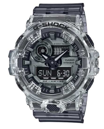G-SHOCK นาฬิกาคาสิโอ พร้อมส่ง นาฬิกาข้อมือ นาฬิกาของแท้ ประกันศูนย์ CMG 1 ปี รุ่น GA-700SK-1A