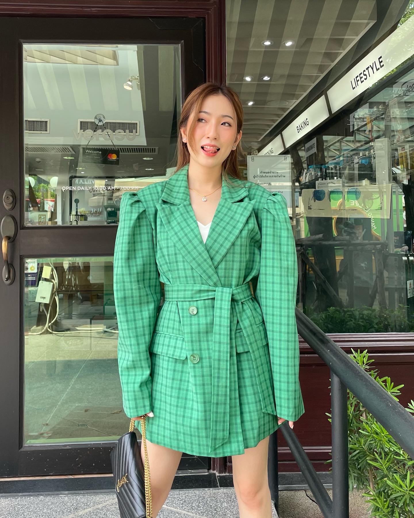 Scott dress blazer - green