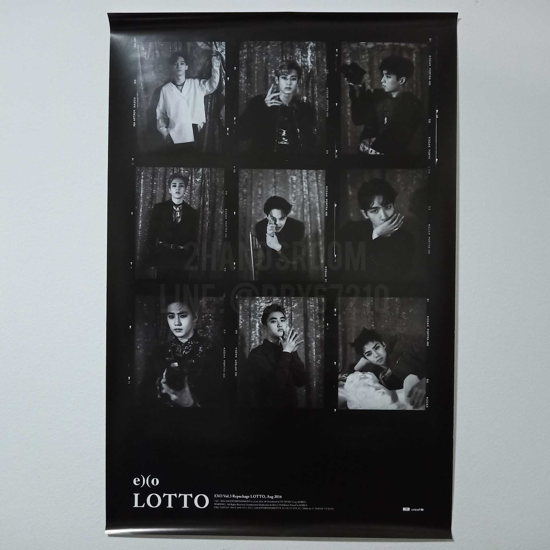 มือสอง ส่งต่อ | 🌈✨ โปสเตอร์จากอัลบั้ม EXO - Lotto