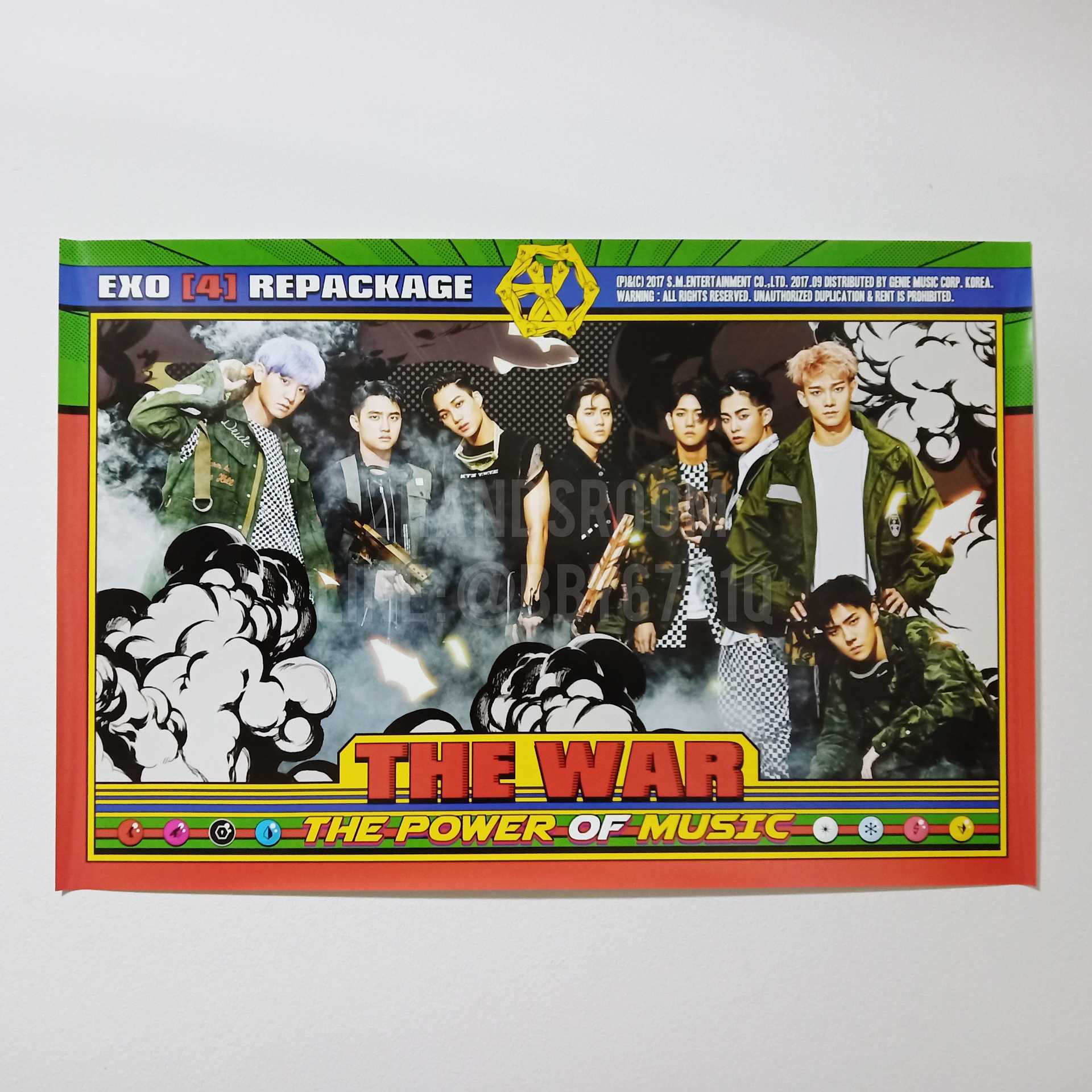 มือสอง ส่งต่อ | 🌈✨ โปสเตอร์จากอัลบั้ม EXO - The War (Power)