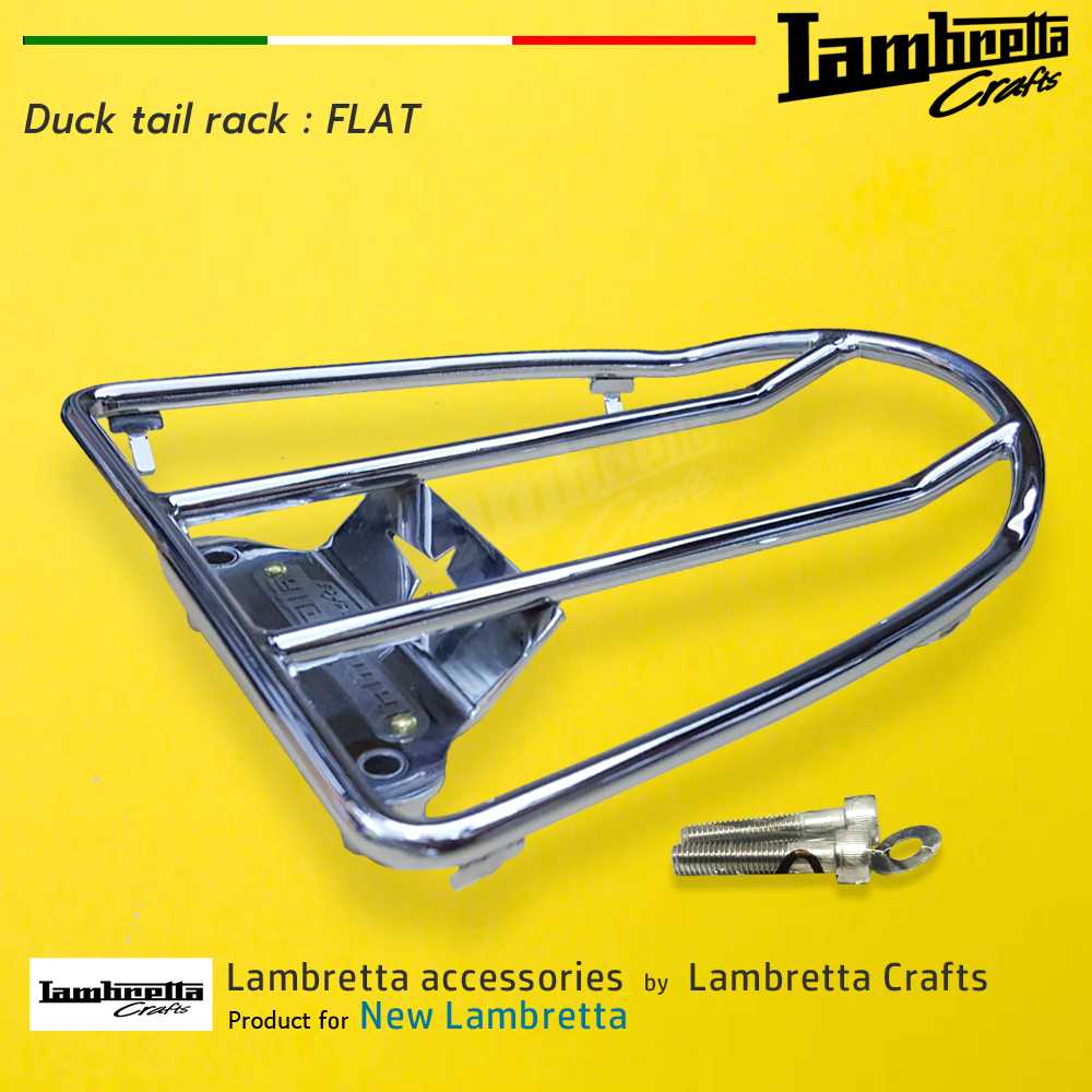 Duck Tail Rack แสตนเลส แนวนอน