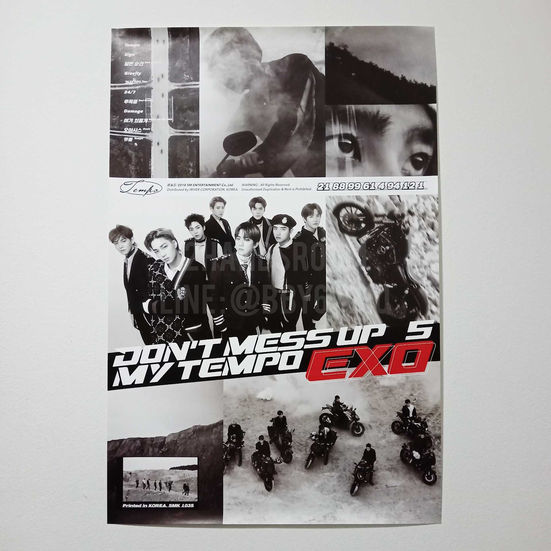 มือสอง ส่งต่อ | 🌈✨ โปสเตอร์จากอัลบั้ม EXO - Don't Mess Up My Tempo