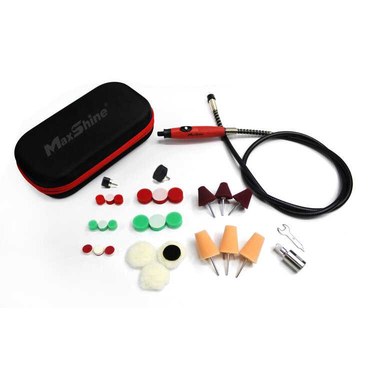 เครื่องขัดสีรถยนต์ขนาดเล็ก เครื่องขัดโรตารี่ Maxshine MN01 Mini Polisher System