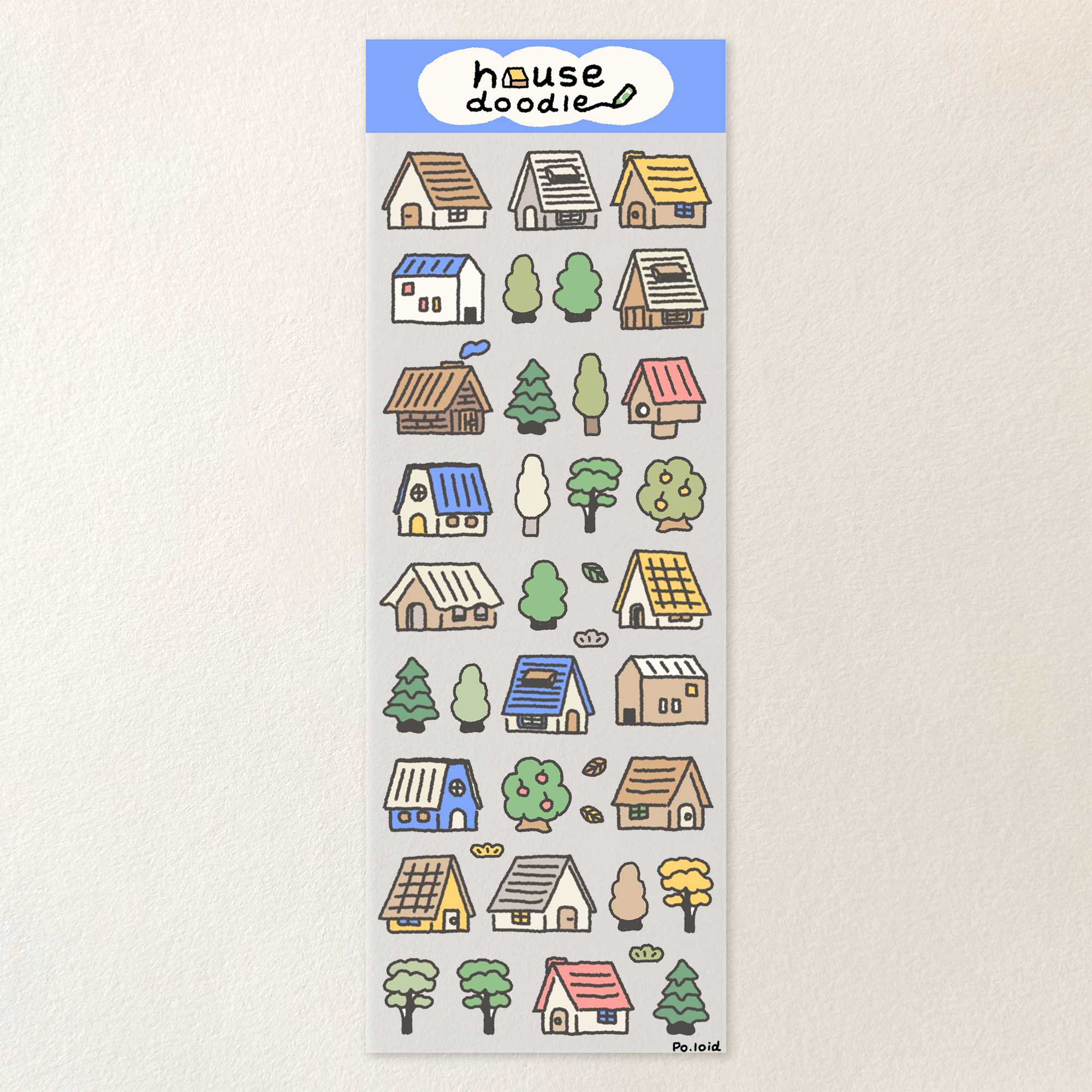 House doodle sticker