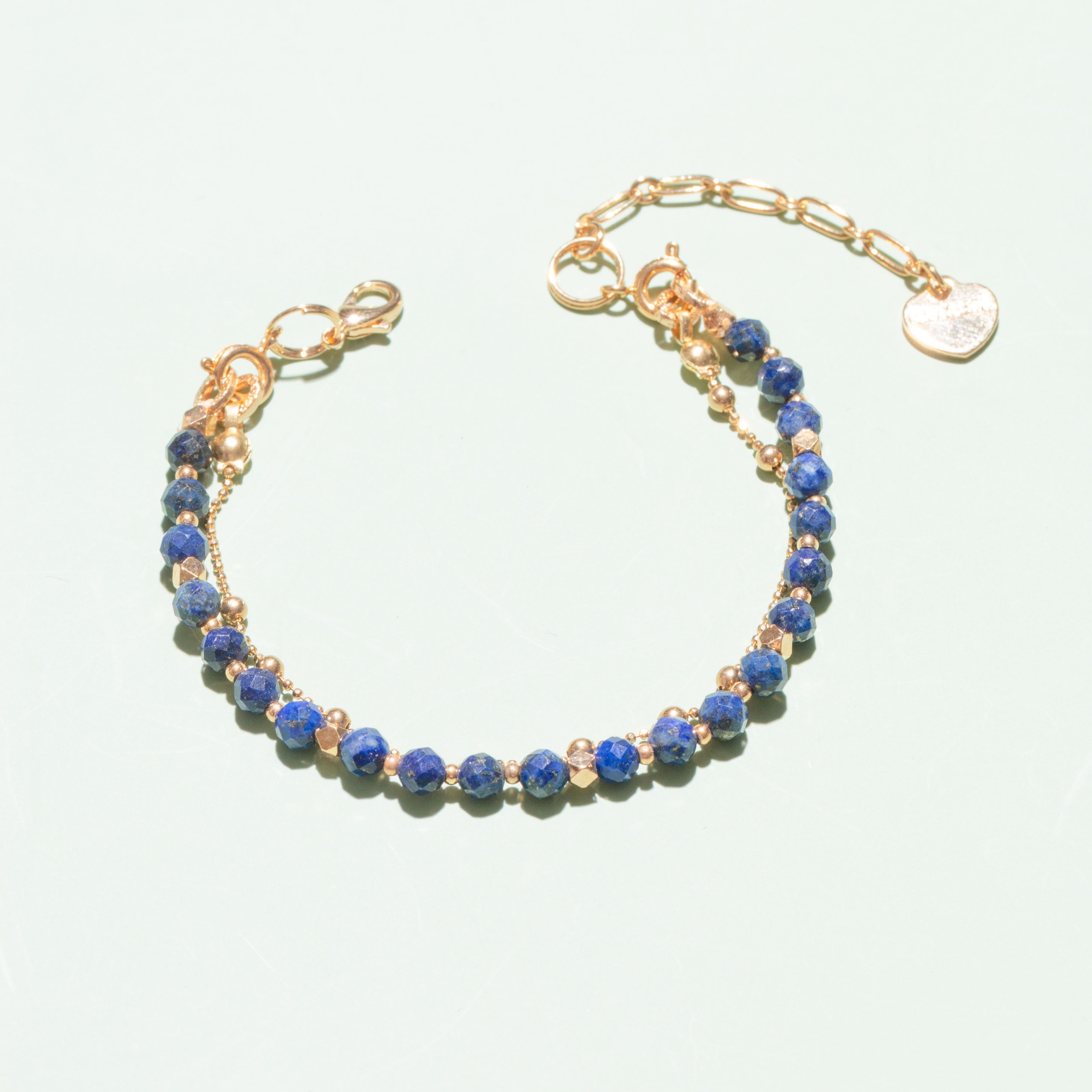 LAPIS LAZULI-LUCKY CHARM Bracelet 