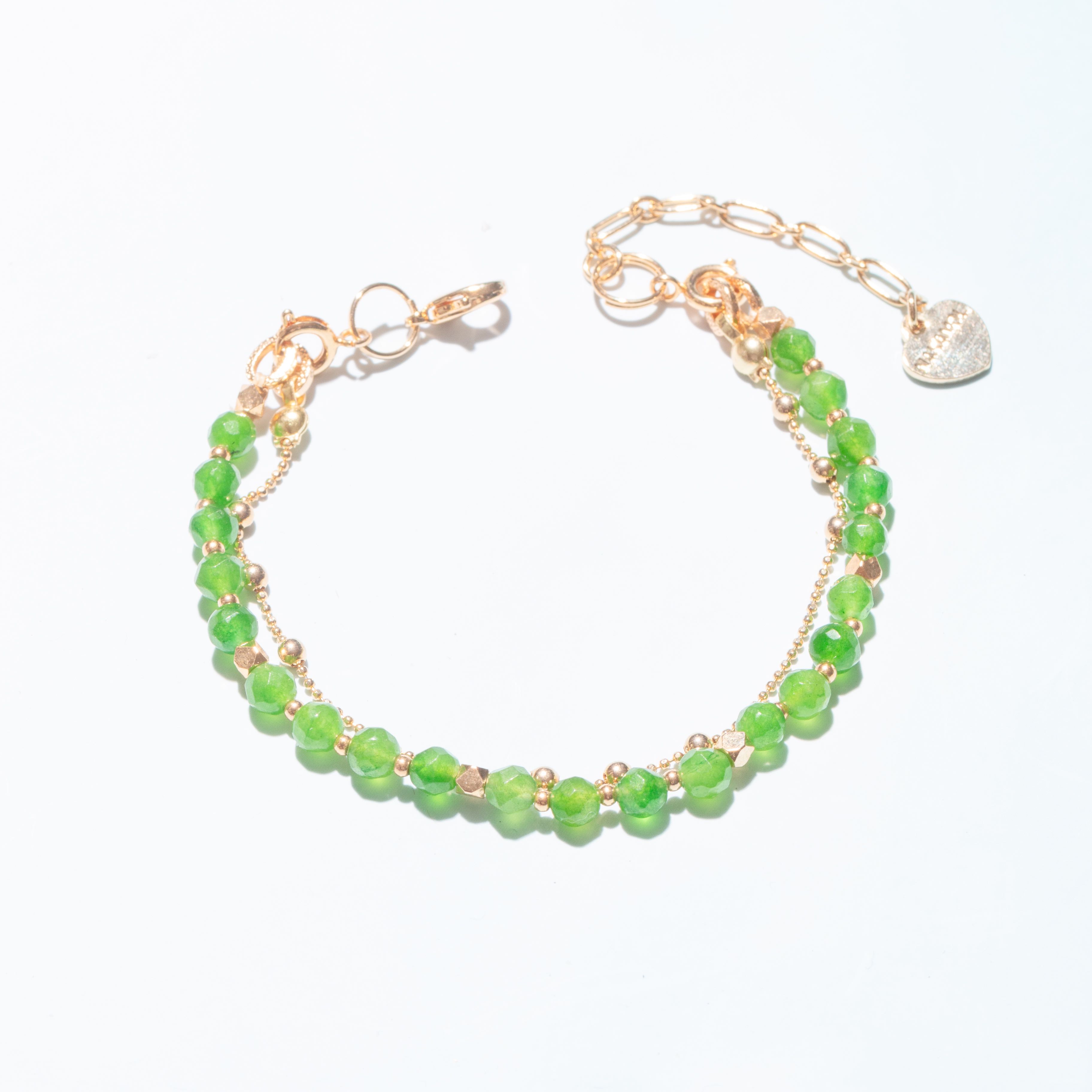 EMERALD-LUCKY CHARM Bracelet 