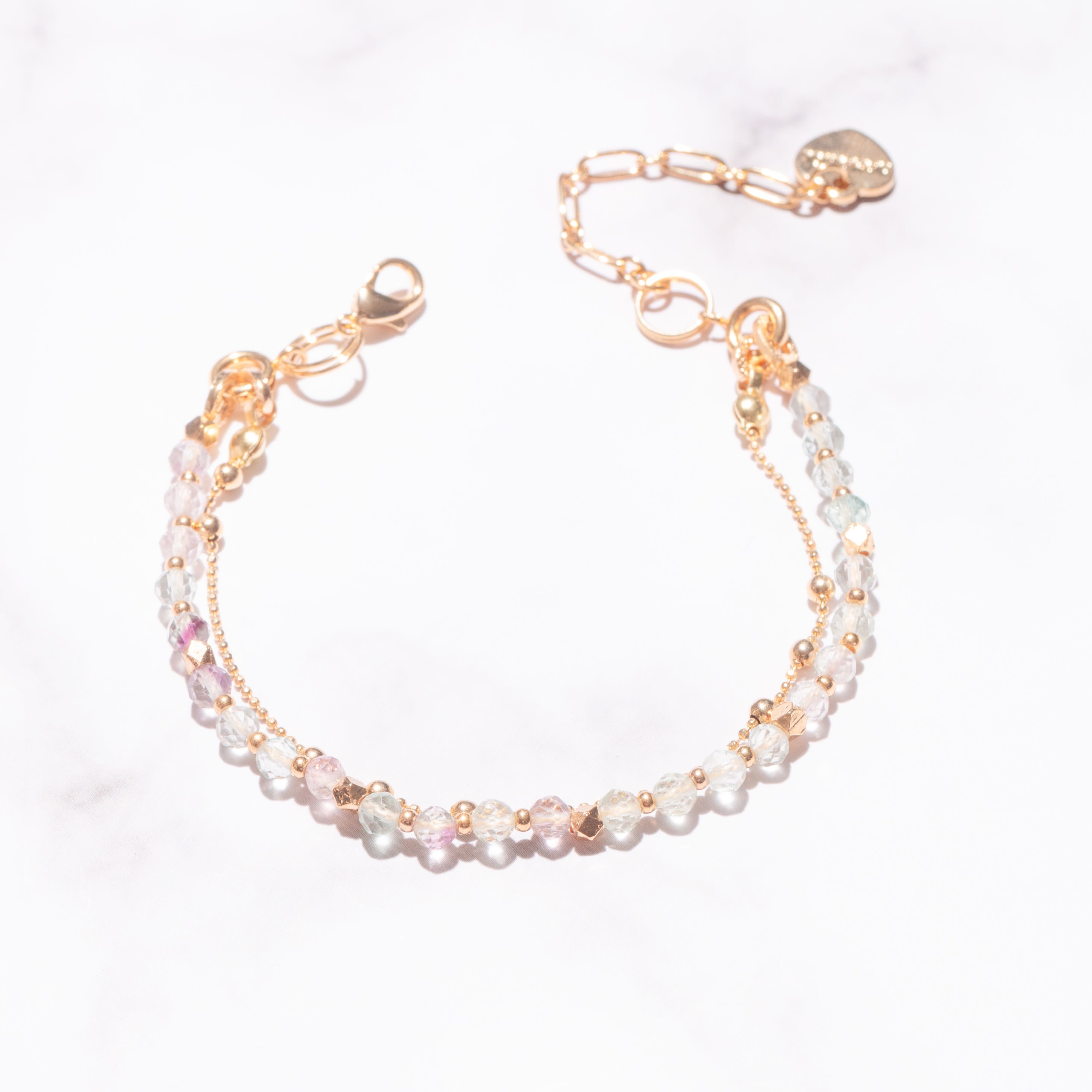 RUTILATED QUARTZ- LUCKY CHARM Bracelet 