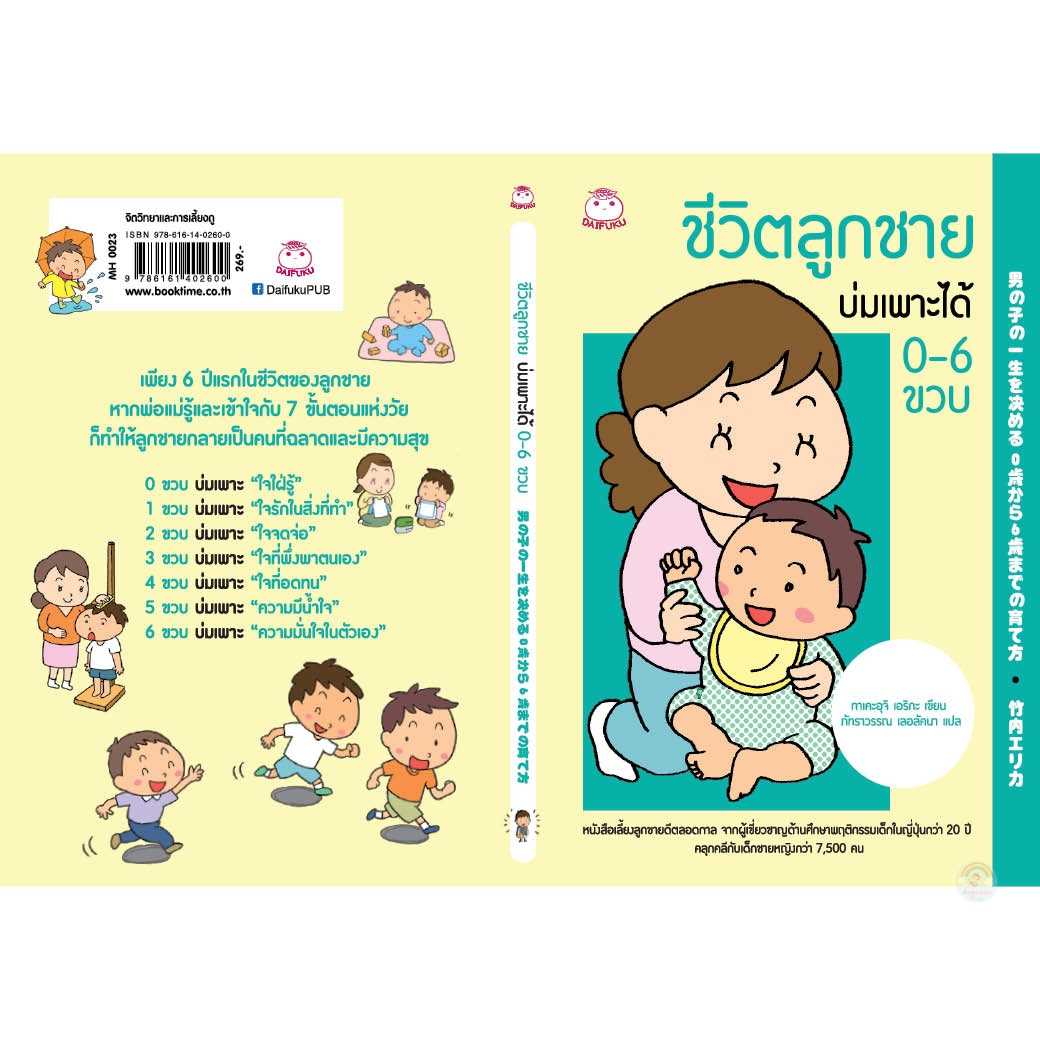 ชีวิตลูกชายบ่มเพาะได้ 0-6ขวบ