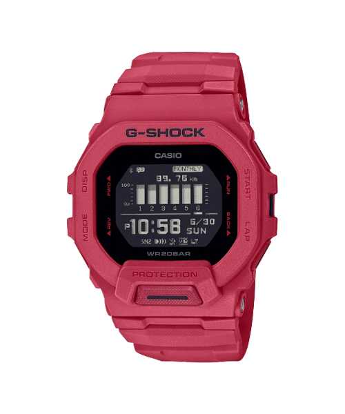 G-SHOCK นาฬิกาคาสิโอ พร้อมส่ง นาฬิกาข้อมือ นาฬิกาของแท้ ประกันศูนย์ CMG 1 ปี รุ่น GBD-200RD-4