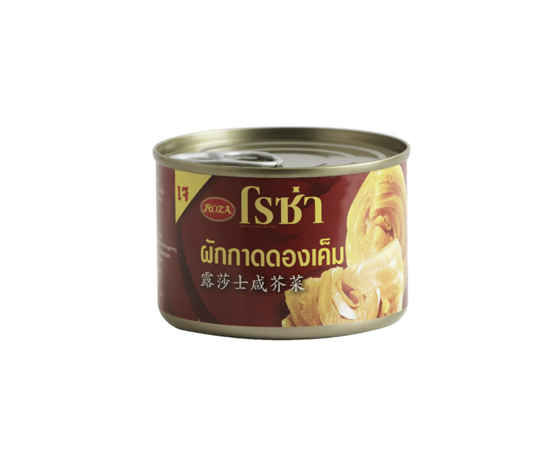 โรซ่า ผักกาดดองเค็ม ชนิดกระป๋อง ขนาด170กรัม