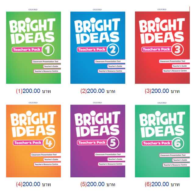 Bright Ideas Teacher s Pack 1-6