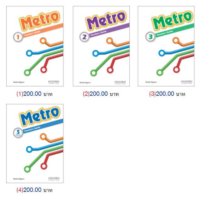 [PDF] Metro 1-3 Teacher Guide [PDF ละ 200]