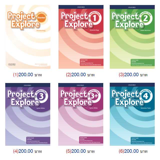 [PDF] Project Explore Teacher Book 1-4  [PDF ละ 200]