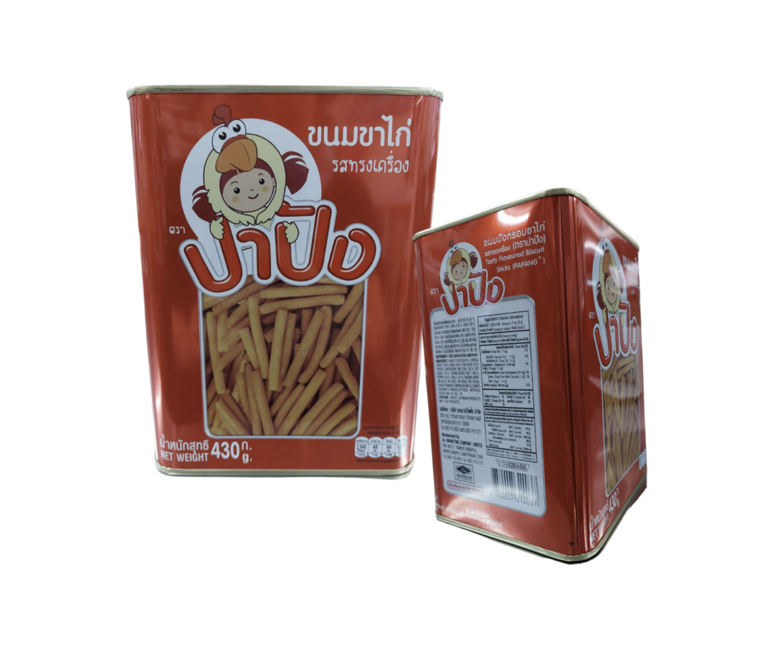 ขนม ขาไก่ ทรงเครื่อง ตราปาปัง ขนาด430กรัม