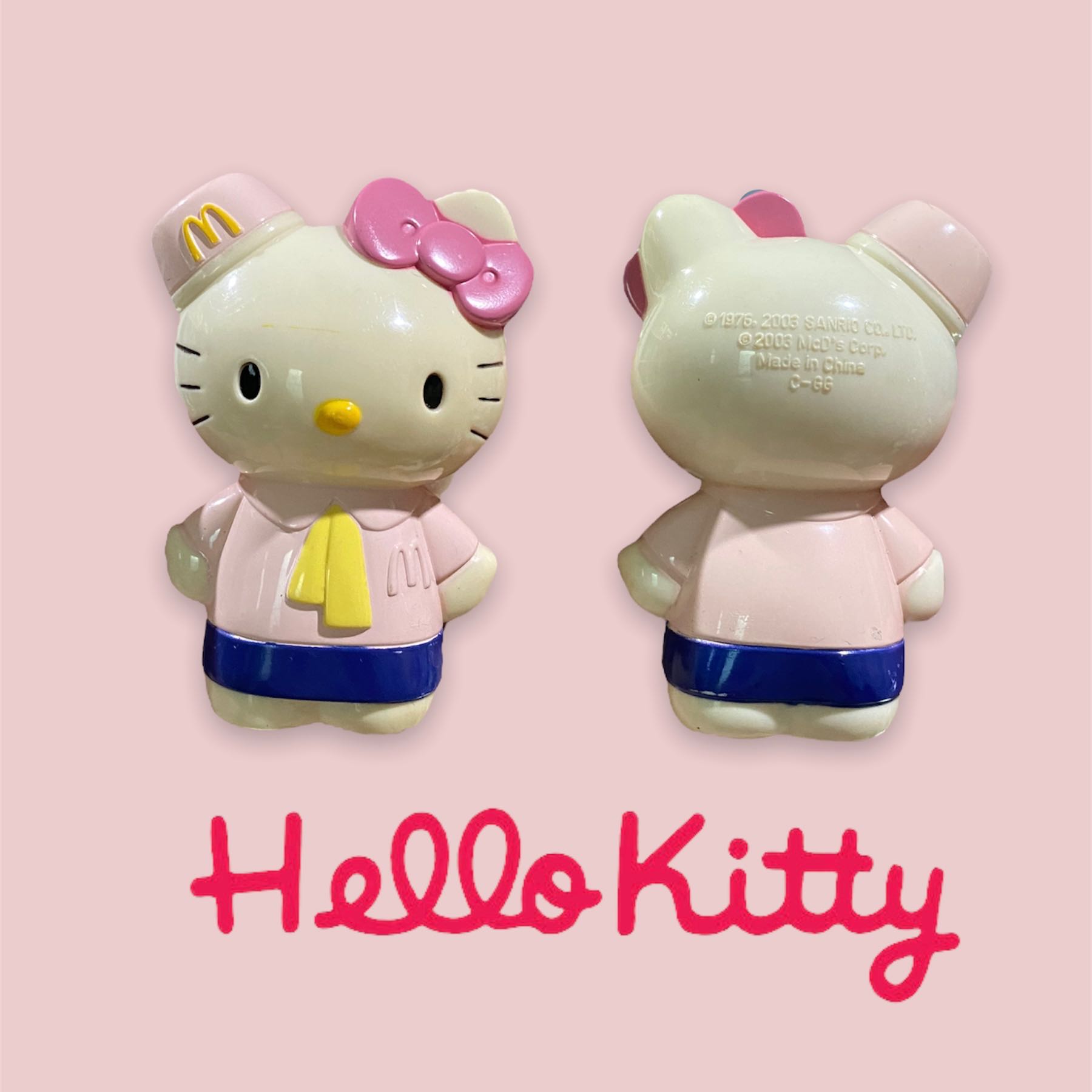 โมเดลของเล่นแมคโดนัล hello kitty