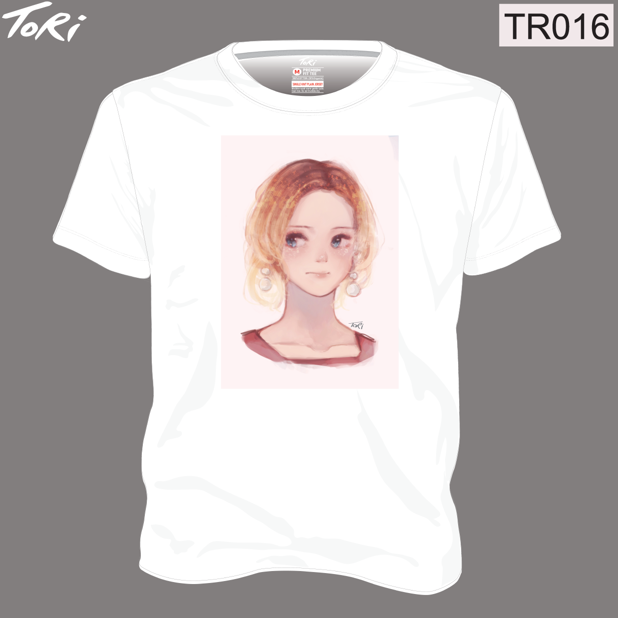 TR016 TSHIRT DTG PRINTED ANIME เสื้อยืด