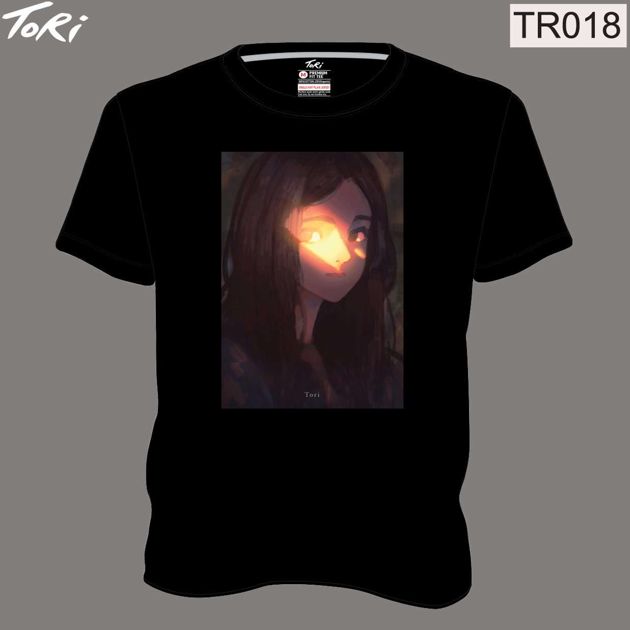 TR018 TSHIRT DTG PRINTED ANIME เสื้อยืด