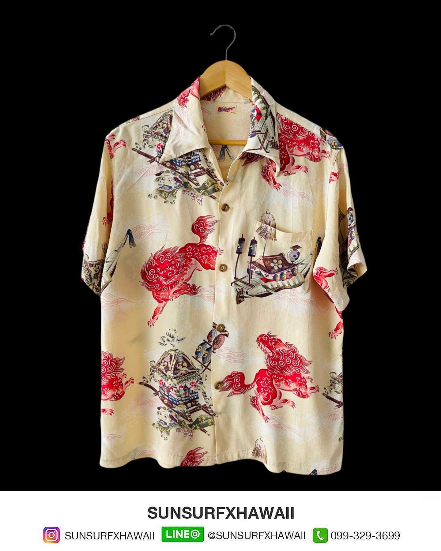 SUN SURF HAWAIIN SHIRT ORIENTAL FESTIVAL