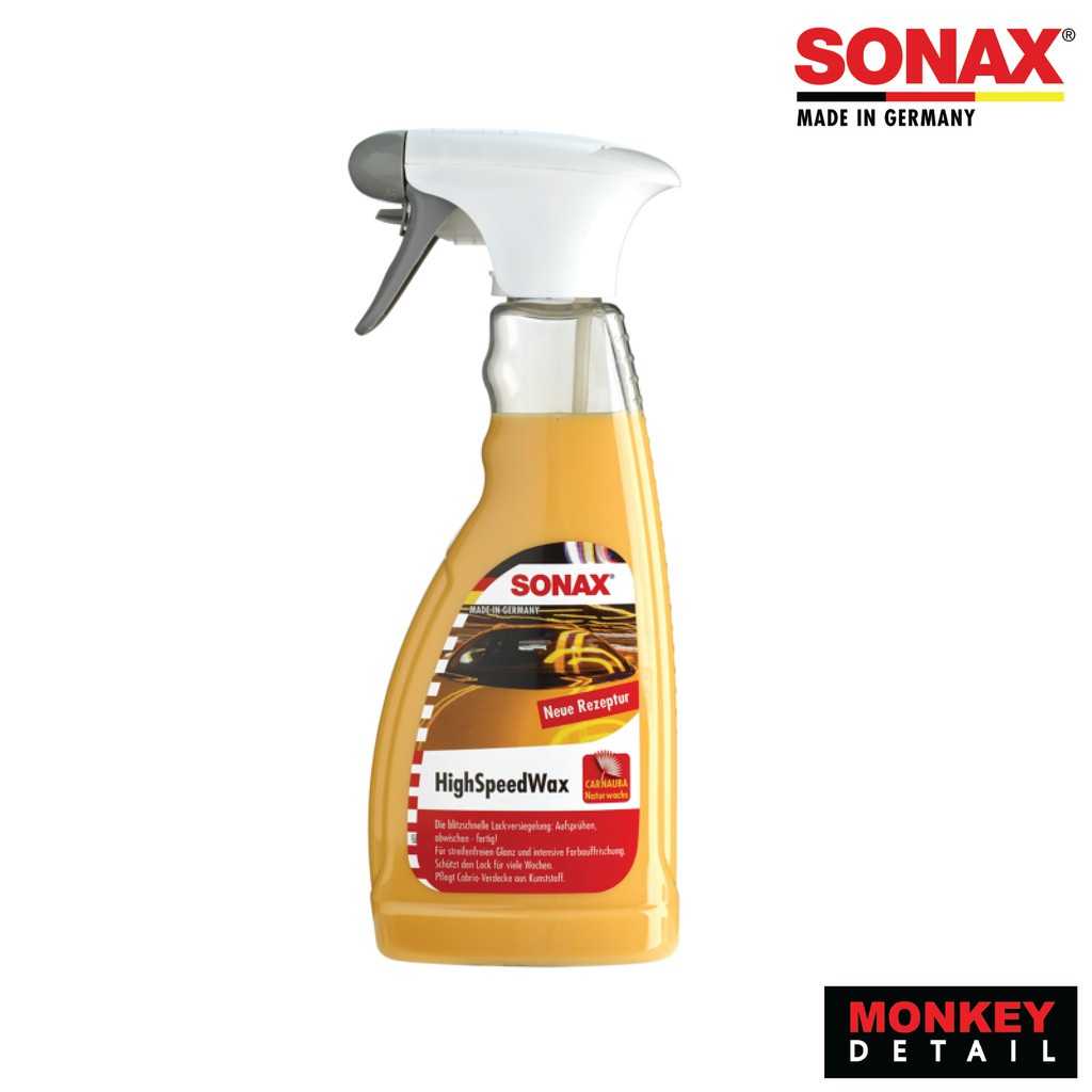 สเปรย์แว็กซ์ เคลือบสีรถ - Sonax SX 288200 High Speed Wax 500 ml.