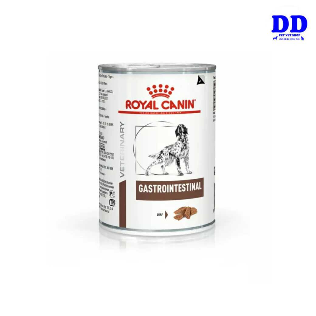 (12กระป๋อง) Royal canin Gastro intestinal can 12 กระป๋อง อาหารสุนัขท้องเสีย