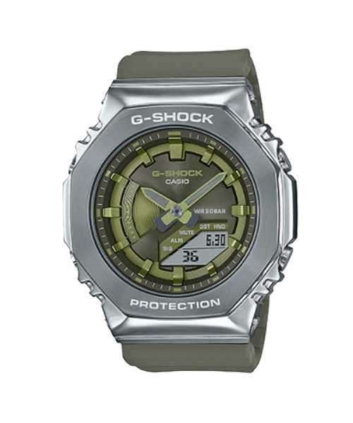 G-SHOCK นาฬิกาคาสิโอ พร้อมส่ง นาฬิกาข้อมือ นาฬิกาของแท้ ประกันศูนย์ CMG 1 ปี รุ่น GM-S2100-3A