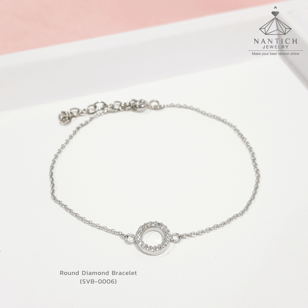 Round Diamond Bracelet (SVB-0006)