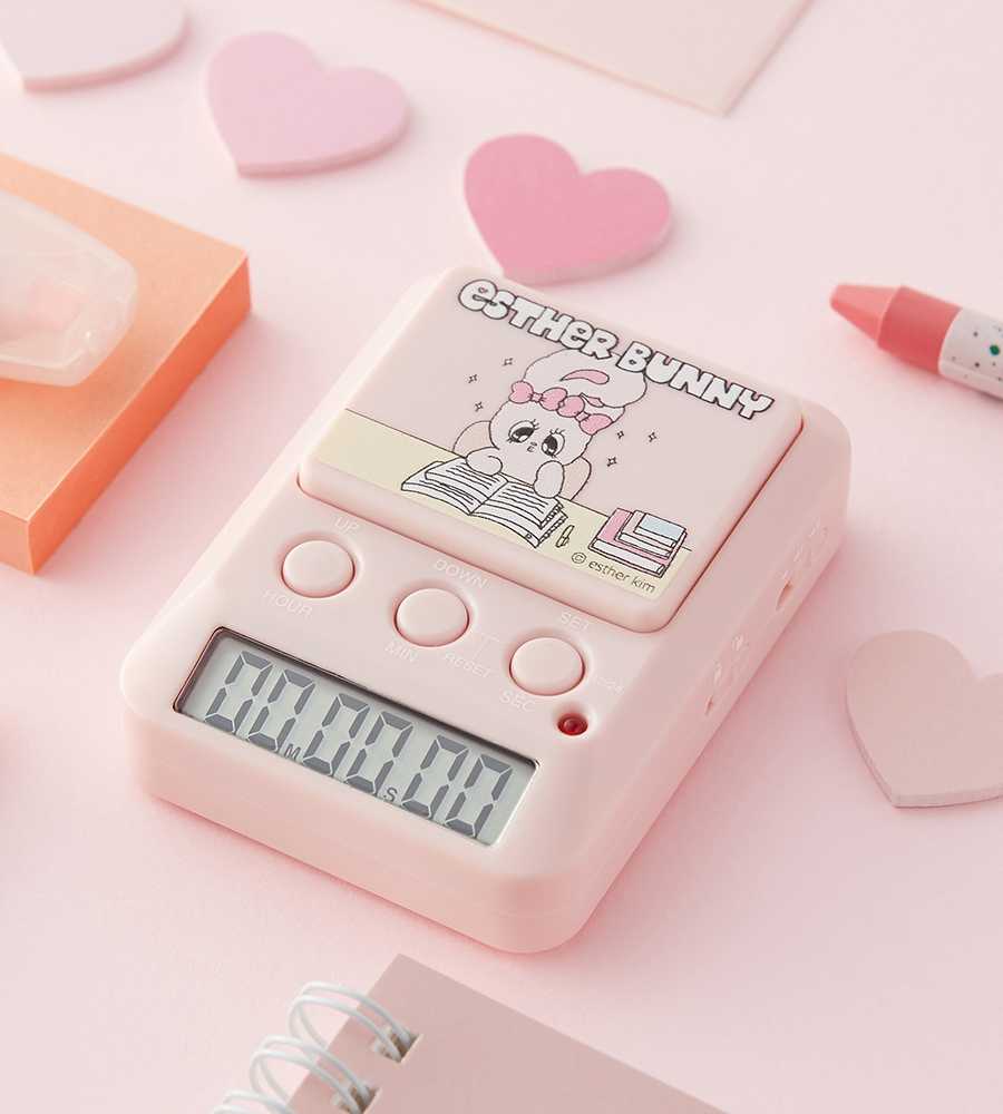 ( พร้อมส่ง ) Dretec x Estherbunny Stopclock นาฬิกาจับเวลา