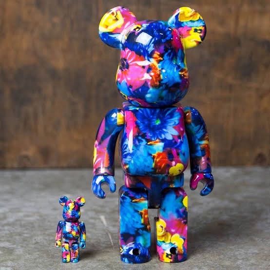 Bearbrick Mika Ninagawa Anemone 100%+400%