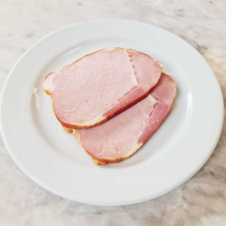 Add Canadian Bacon 2 pcs.