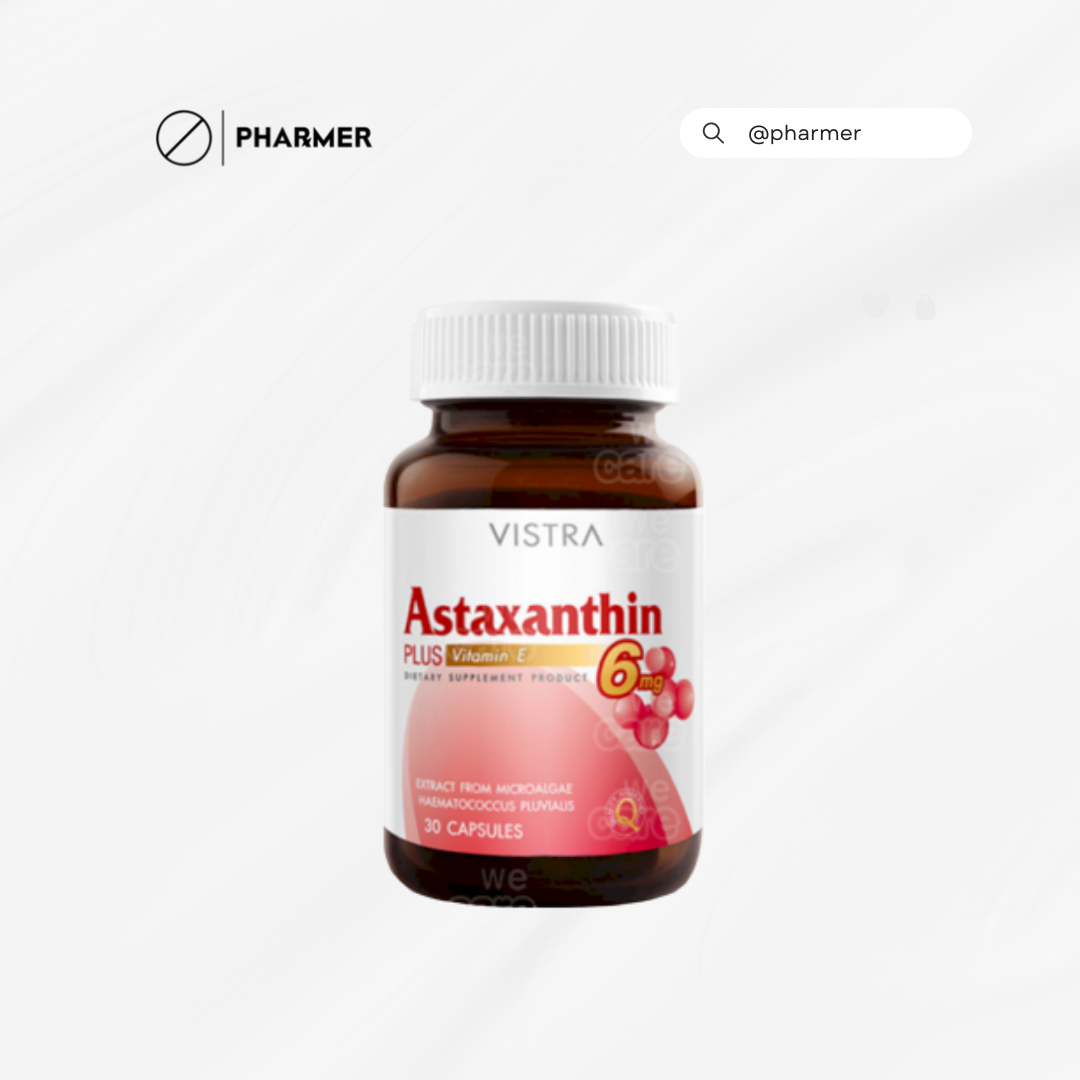 VISTRA-ASTAXANTHIN 4 MG. PLUS VITAMIN E 30'S