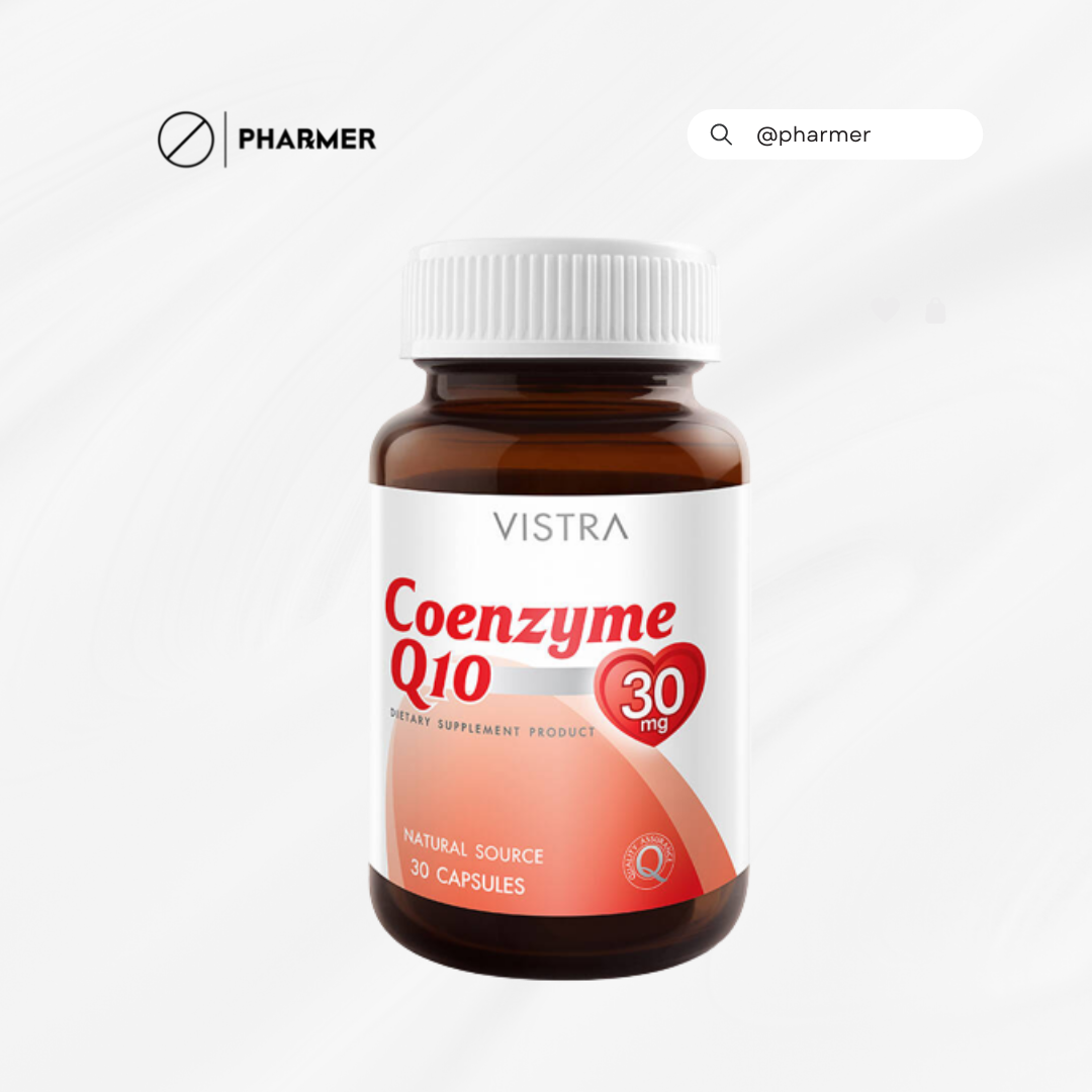 VISTRA-COENZYME Q10 30 MG 30'S