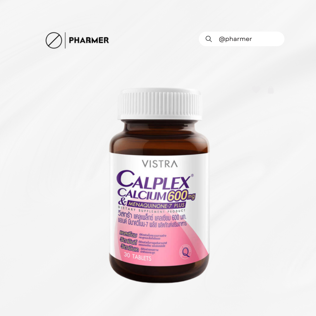 VISTRA CALPLEX 600MG & MENAQUINONE 30'