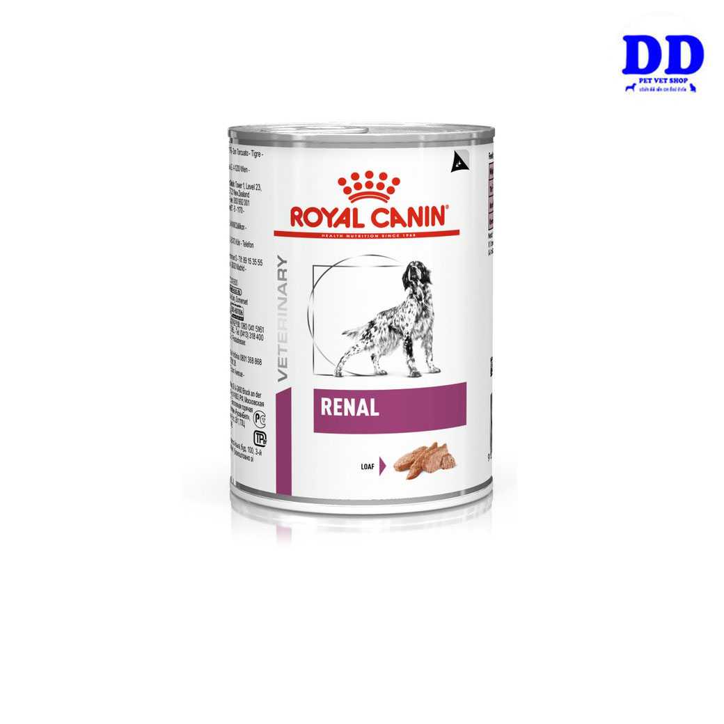 (12กระป๋อง)_Royalcanin Renal can 12 กระป๋อง อาหารโรคไตสำหรับสุนัข