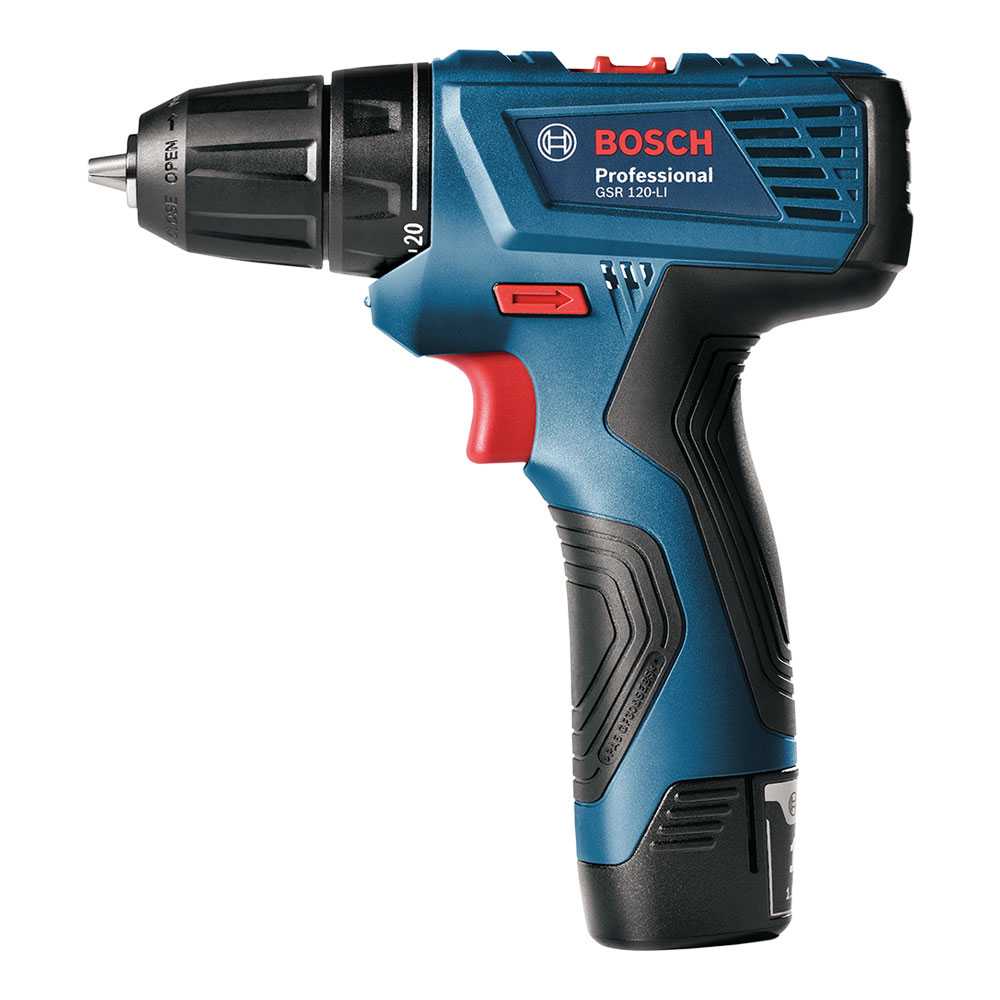 สว่านไขควงไร้สายยี่ห้อ : BOSCH รุ่น : GSR120-Li  ขนาด (กว้างxยาวxสูง) : 19.6CM. x 6.5CM. x 18.2CM.