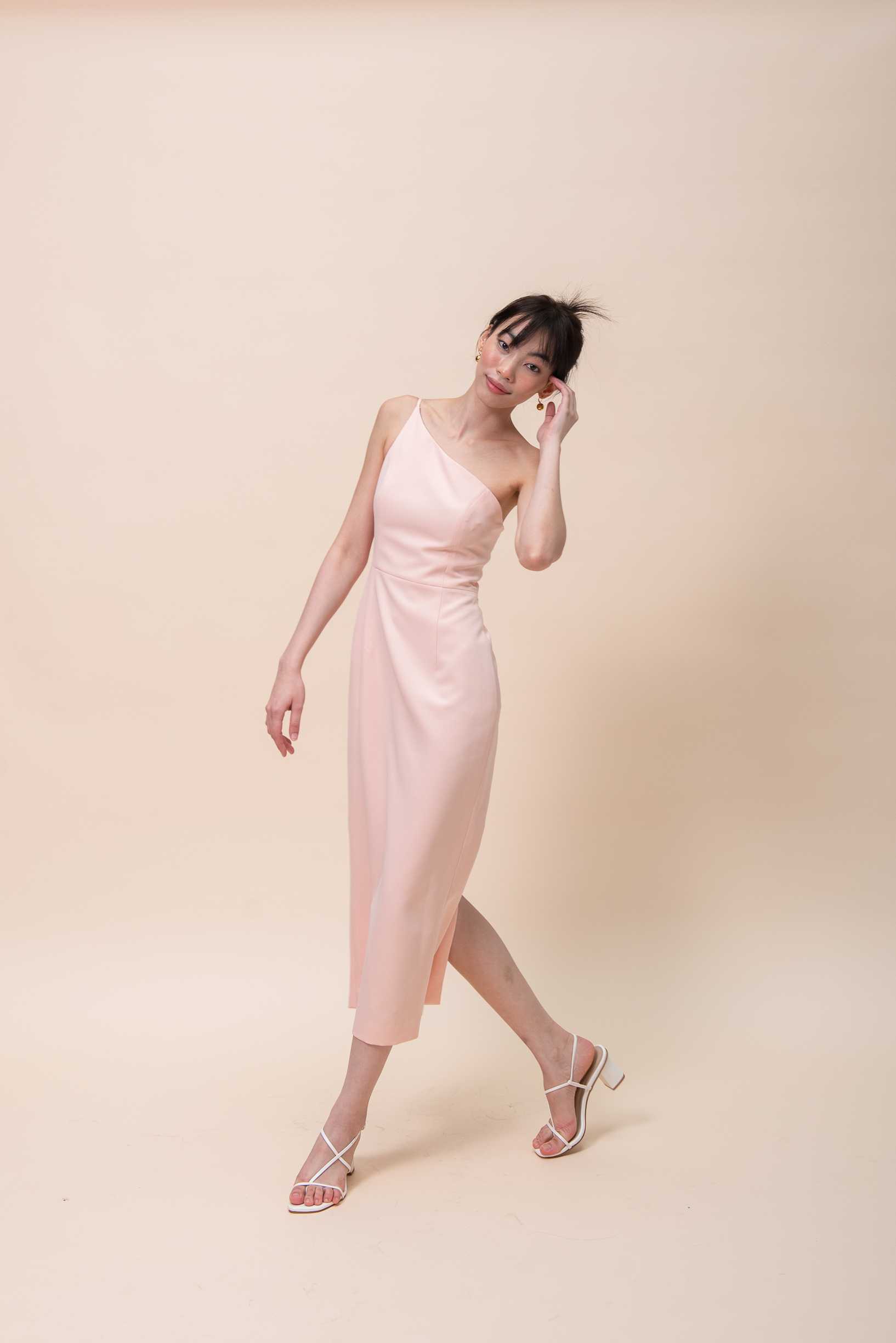 Miriam Dress - Peach pink