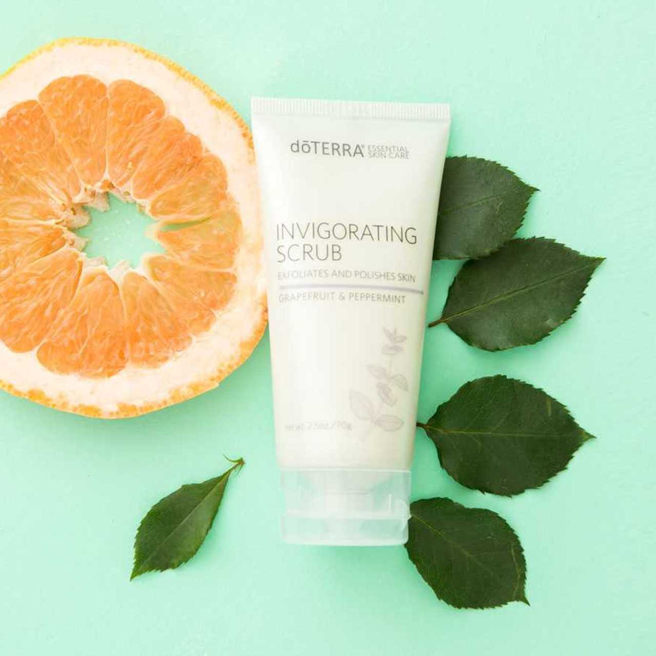 doTERRA Invigorating Scrub อินวิโกเรติ้ง สครับ ผลิตภัณฑ์เพื่อขัดผิวหน้า