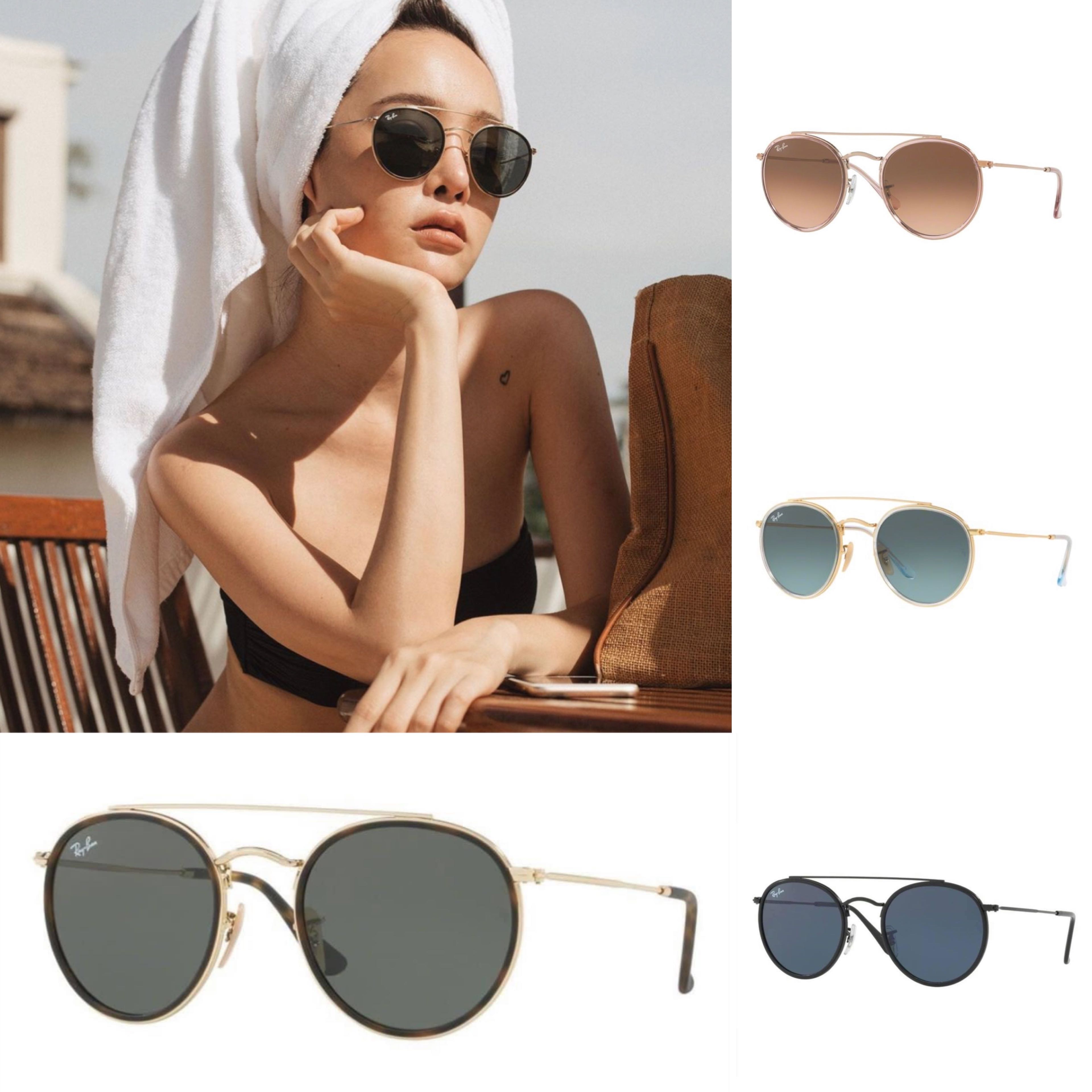 แว่นกันแดด  Ray-Ban RB3647 Double Bridge