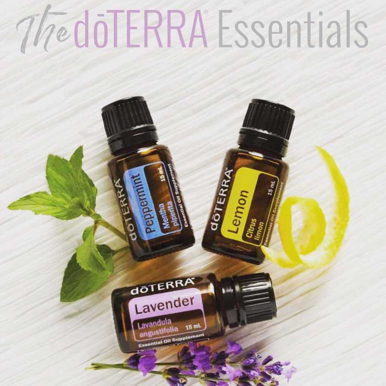 doTERRA ชุดน้ำมันหอมระเหยขนาด 15 มล. 3 ชนิด