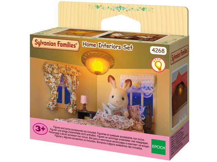 Sylvanian Families Home Interiors Set / ซิลวาเนียน แฟมิลี่ ชุดโคมไฟและม่าน