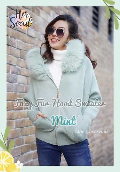 Foxy Fur Hood Sweater